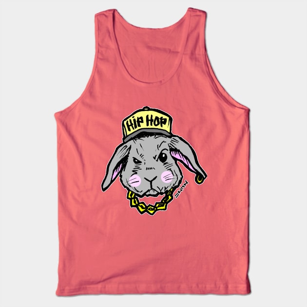 Easter Hip Hop Bunny Rabbit Tee Tank Top by sketchnkustom